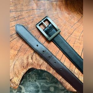 SOLD** Genuine Black Leather Belt Size 32